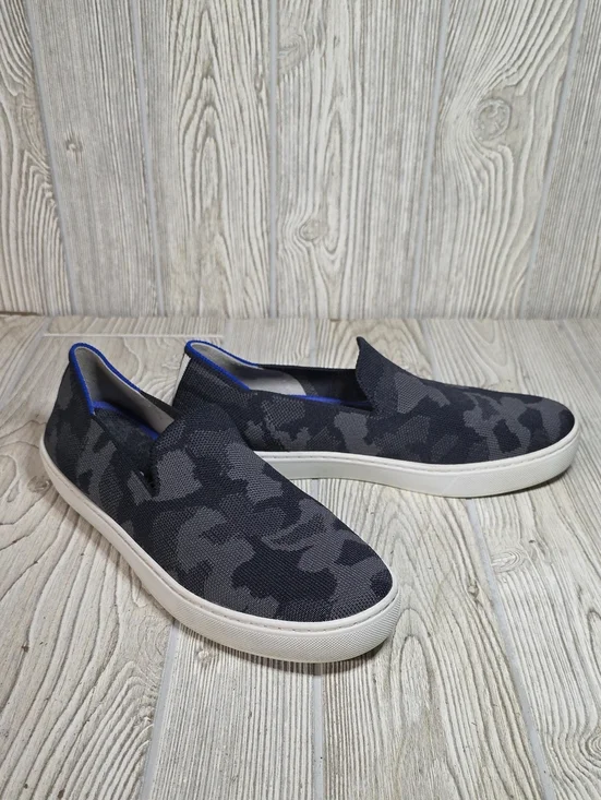 Rothy's The Original Slip On Sneakers Grey Camo Womens size 9.5