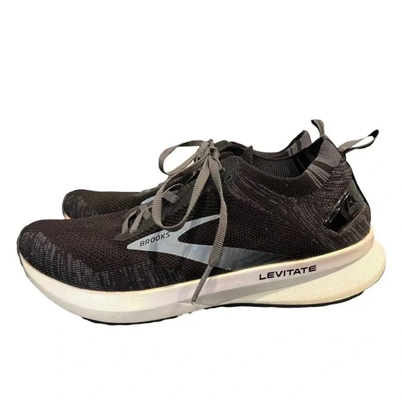 Brooks Womens Levitate 4 1203351B012 Black Running Shoes Sneakers Size 9B