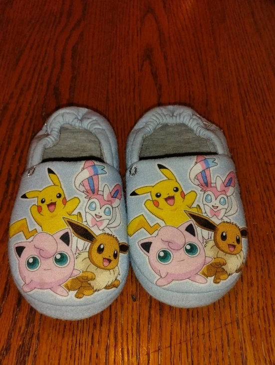 Pokemon Slippers Size 13 Kids