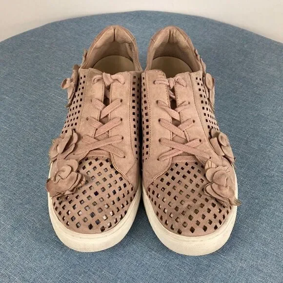 Vince Camuto VC Brellia Leather pale pink sneakers size 10 M
