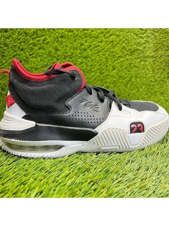 Nike Air Jordan Stay Loyal 2 Boys Size 7Y Black White Basketball Shoes Sneakers