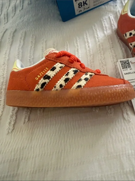 adidas Kids Gazelle Jessie  CF EL Orange Suede TOY STORY
