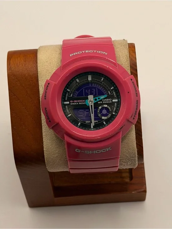 Casio G-Shock Crazy‎ Colour Watch AW-582SC Pink Purple New Battery