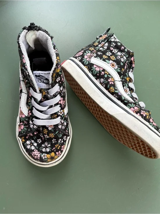 Vans Kids Floral High-Top Sneakers