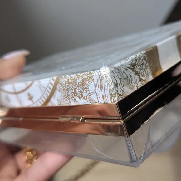 Upcycled Paper Shopping Bag Acrylic Clutch
