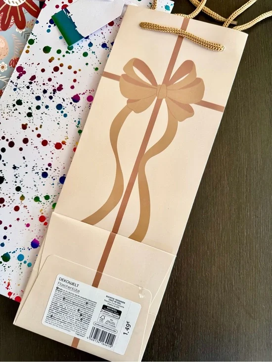Assorted Decorative Wine Gift Bags - Turquoise, Floral, Multicolor, Green