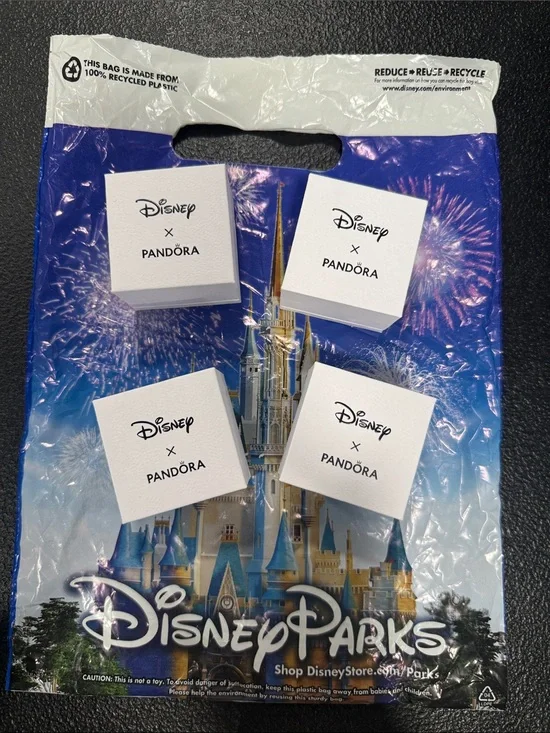 Pandora White Jewelry Gift Box - Disney Parks