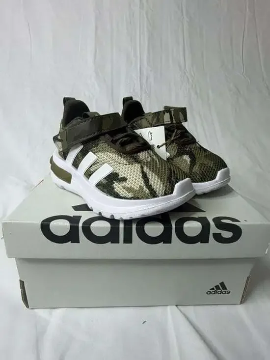 Adidas Racer TR23 EL I Toddler Camo Running Shoes ID8362