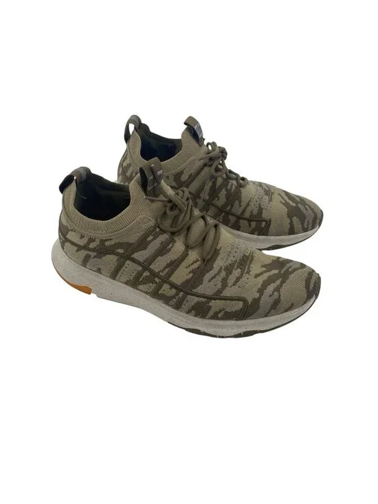 FitFlop Vitamin FF E01 Camo Knit Sports Sneakers Mossy Green Womens Size 8.5