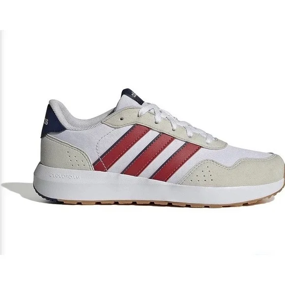 NWT Adidas‎ Kids' Grade School Run 60s J Red/Blue Running Shoes Size 4.5