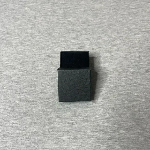 Macy’s Solid Black 2.5” x 2.5” Jewelry Gift Box