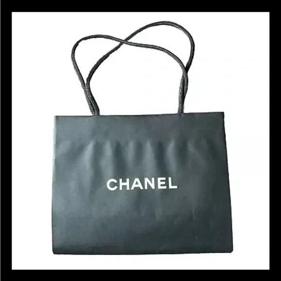 New Chanel paper bag tote shopping bag