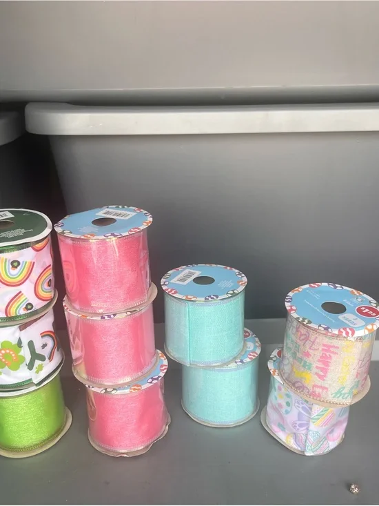 Decorative Party Ribbon Pack - Pink & Aqua