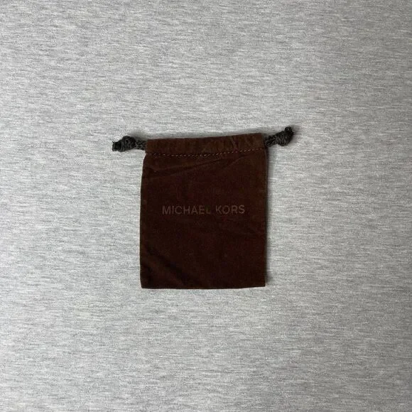 Michael Kors Velour Brown Gift Dust Bag 5” x 4.5”