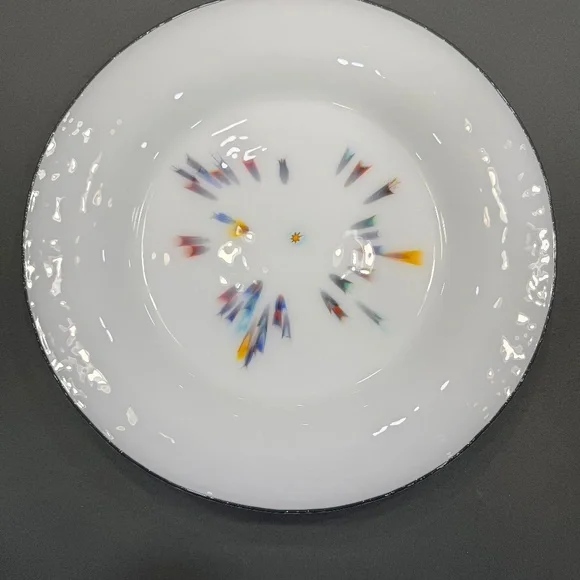 Vintage crate&barrel carnival collection server plate