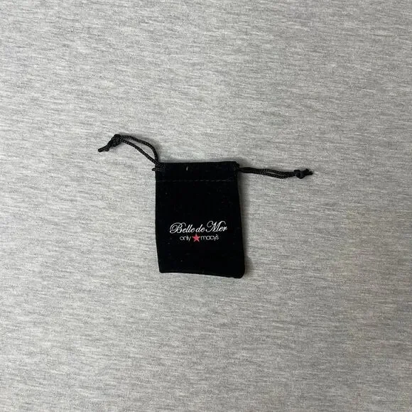 Macy’s Belle de Mer Small Velour Gift Pouch Bag 3”x 2.5”