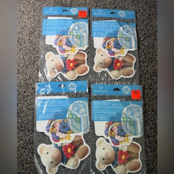 5/$25 VINTAGE POP Out Gift Tags