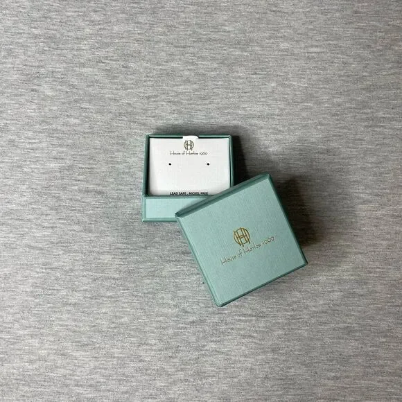 House of Harlow 1960 Jewelry / Earrings Blue Gift Box