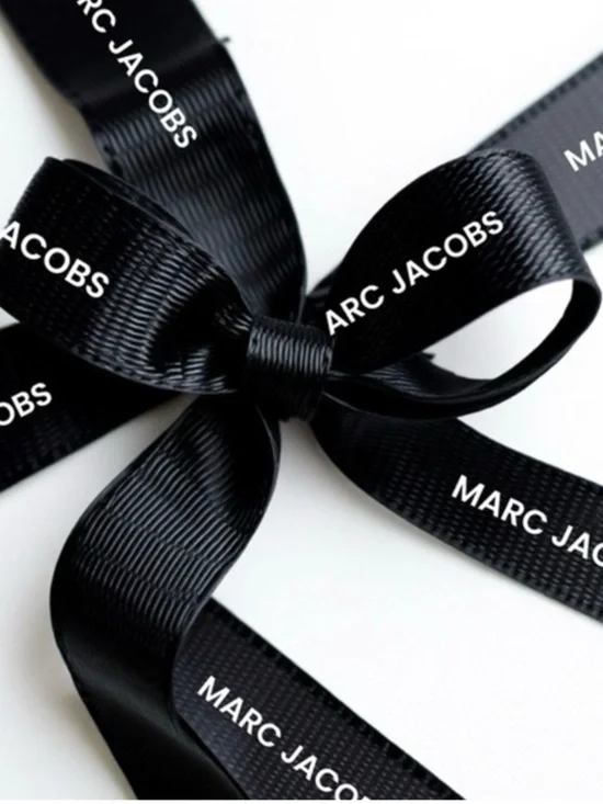 Marc Jacobs | Gift Wrap Black & White Grosgrain Branded Ribbon