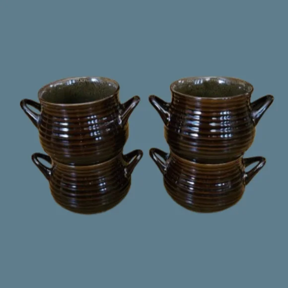 Crate and Barrel Brunswick Soup Bowls Set of 4