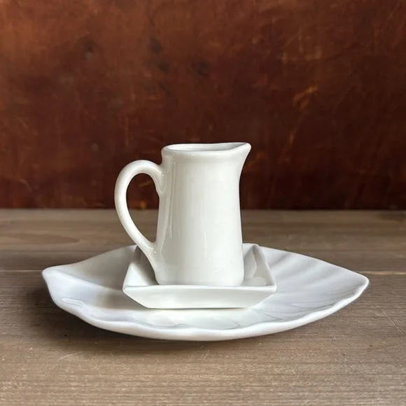3 | White Ceramic Serving Pieces