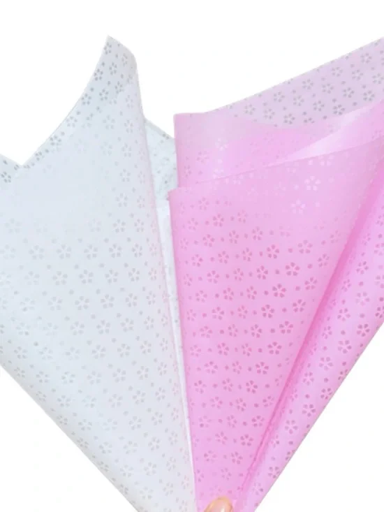 Korean Wrapping Paper 20 Sheets 10 Each Color Waterproof 22x22 Bouquet