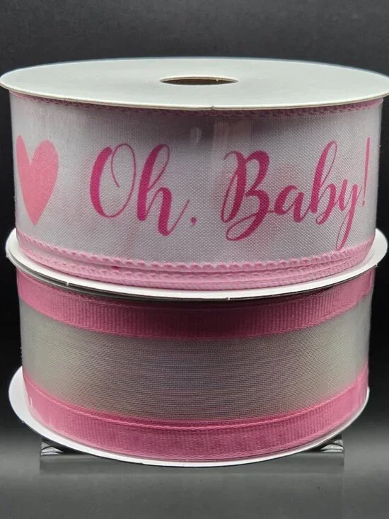 Baby Girl Lovely Coordinating Ribbon Combo 20 Yards Total NWT