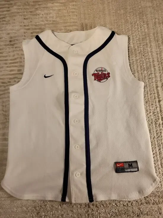 Nike Minnesota Twins Jersey Baseball Youth Medium 12-14 Boys Kids Sleeveless