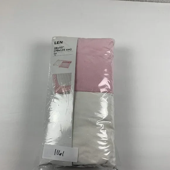 2 Pack‎ Ikea Len Crib Fitted Sheet 28x52