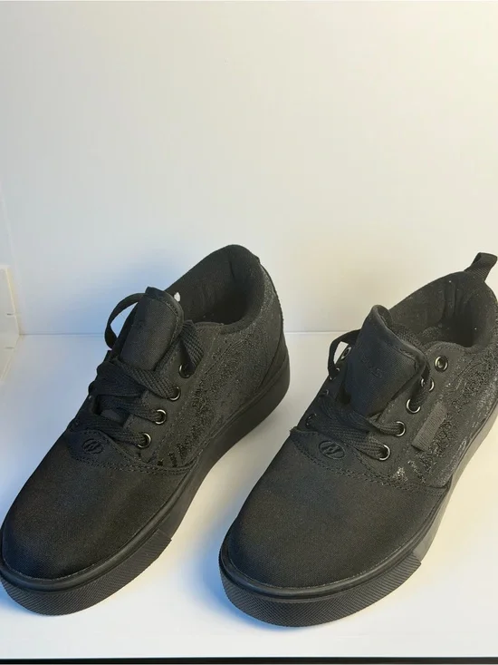 Rare Heelys x 93 Shoe Palace Black Paisley Roller Shoes Youth 4 Skater Y2K