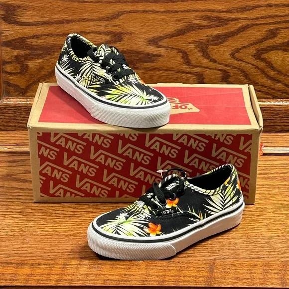 Vans Authentic Decay Palms Black True‎ White Shoes