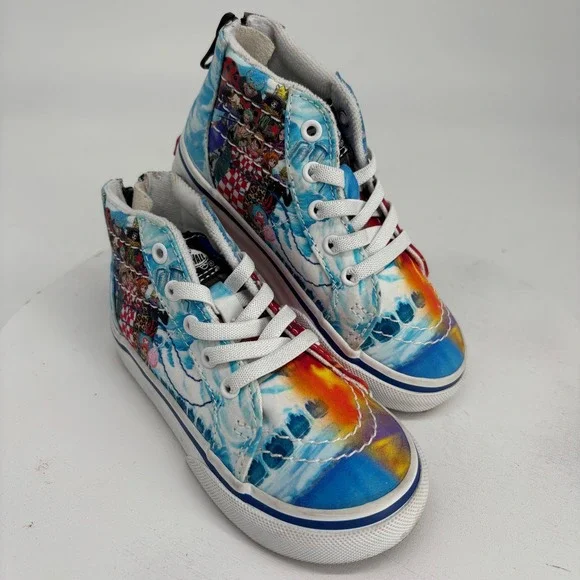Vans x One Piece Sk8-Hi Zip Toddler 8 Anime Graphic Sneakers Manga Collector