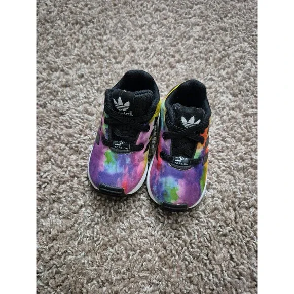 Adidas galaxy shoes size 5k - multi color
