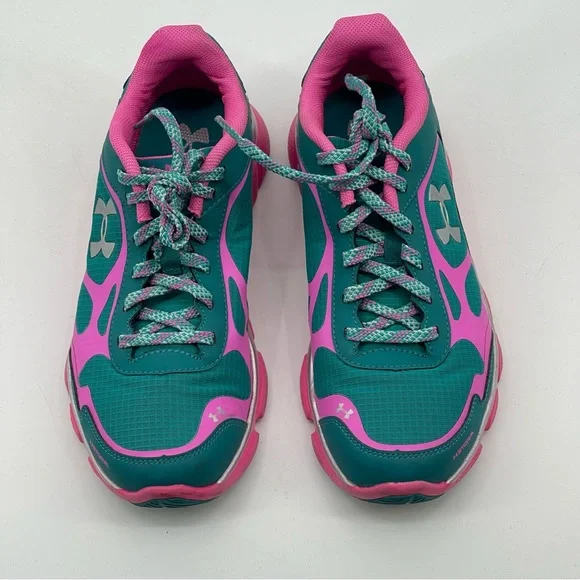 UNDER ARMOUR STORM YOUTH SIZE 7, VERY GOOD CONDITION, PREOWNED, PINK , G…