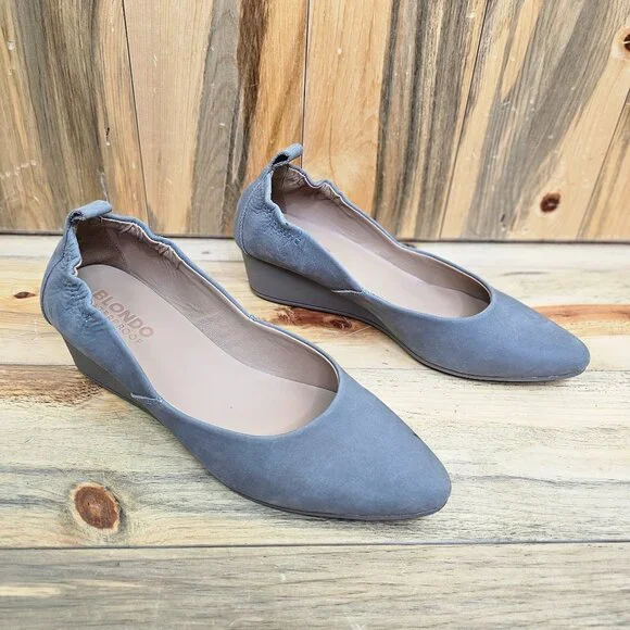 Blondo Etta Tan Waterproof Wedge Shoes - Size 9