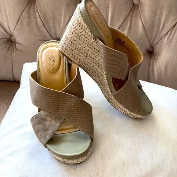 Olive Green Wedges