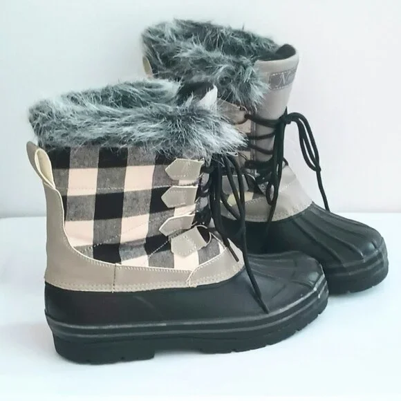 Natural Reflections Lumber Jill Pac Boots 11 Thinsulate Insulated Winter Boots