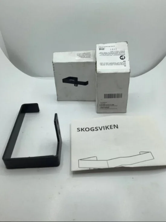 SKOGSVIKEN 204.238.24 Toilet roll holder, black
