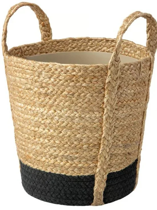 TÄRNMÅS 606.271.88 Plant pot, indoor/beige/black, 10