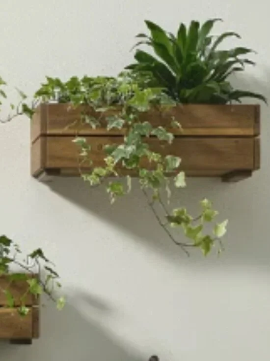 STJÄRNANIS 306.120.27 Flower box, outdoor acacia, 17x6 