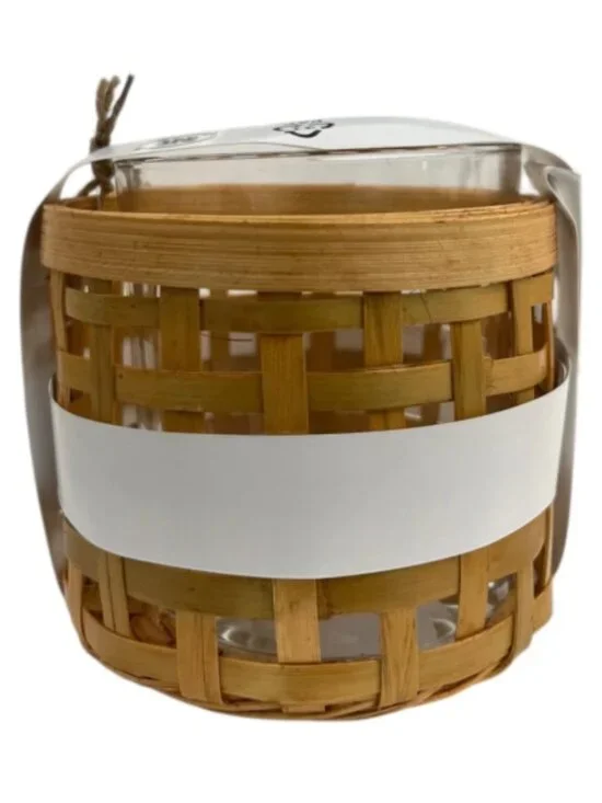 PÅVEFINK 206.099.78 Tealight holder, bamboo, 4