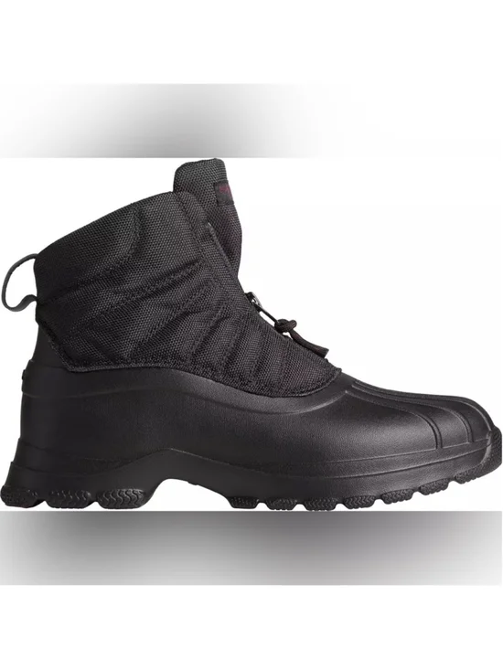 Sperry duck float zip seacycled boots black size 6