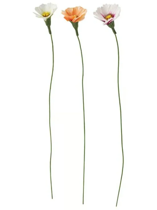 GULDSPETT 006.149.47 Artificial flower, paper/cosmos assorted colors, 14