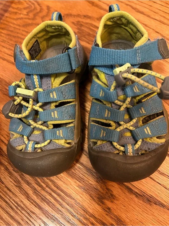 Keen Kids Blue and Yellow Water Shoes