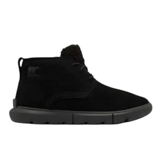 Sorel Women Explorer Next Drift Bootie US 6.5 EU 37.5 Black Suede Waterproof NIB