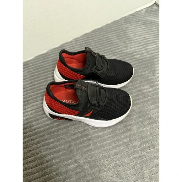 Nautica Kids Boys Toddler Neave Sport Tetra/Black/Red Bubble Sz. 7