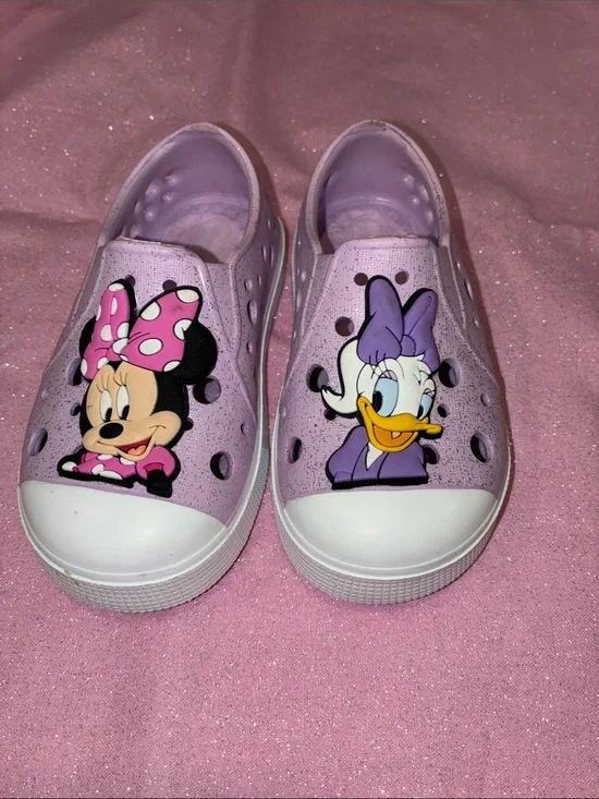 Kids Minnie & Daisy Slip-On Shoes - Lavender