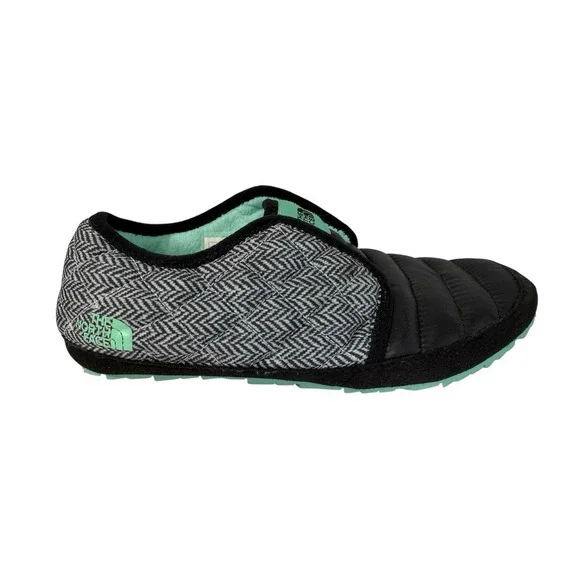 The North Face ThermoBall Traction Mules Black And White Pattern‎ Women's Size 5