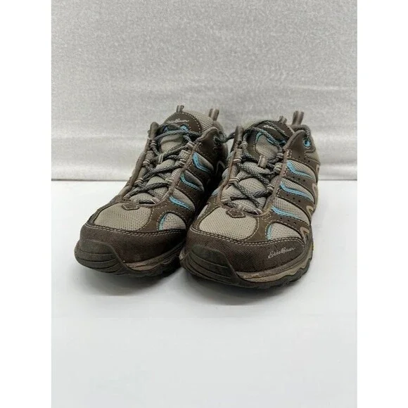 Eddie Bauer Roseburg Womens Size 8 Low Hiking‎ Boots Brown Outdoor Lightweight