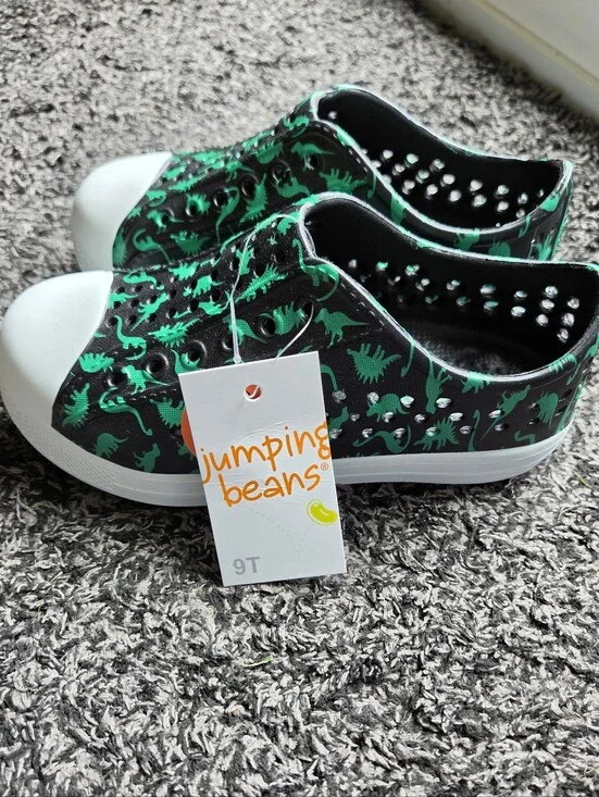 NWT Jumping Beans Rommy Toddler Dinosaur Water Shoes 9T